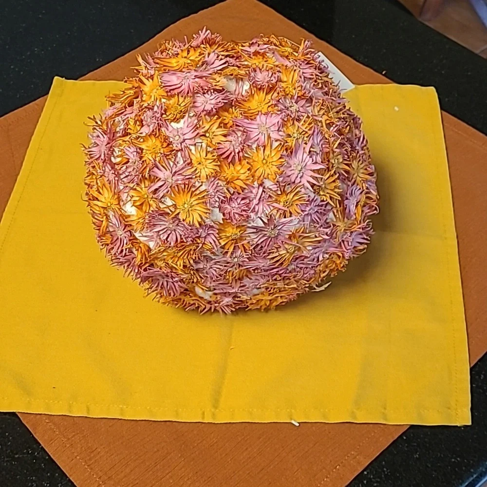 Flower Pumpkin Centerpiece